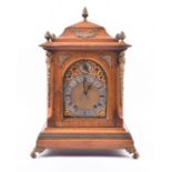 1.      A Victorian brass mounted and oak cased bracket clock with movement by ‘Winterhalder &