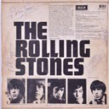 The Rolling Stones: fully signed back cover of first LP UK (Mono 2A/3A) signed Brian Jones,