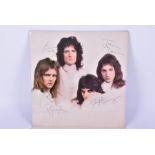 Queen: a Queen II LP fully signed to the inside gatefold cover the band's second album on EMI,