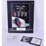 Pink Floyd: a Roger Waters signed 'The Wall' 2-CD set (signed to inner booklet), together with a