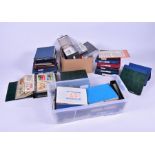 A large and wide ranging collection of first day covers and other stamps 28 volumes to include