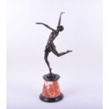 After Bruno Zach (1891 - 1945) Ukrainian / Austrian a bronze figure of a dancer in the Art Deco