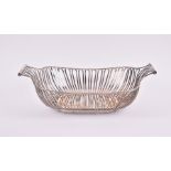 An Edwardian silver bread basket Sheffield 1901, by Harrison Brothers and Howson, with pierced sides