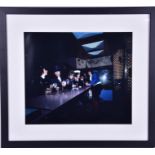 A 1970 Rolling stones framed photograph by Ethan Russell depicting the band in a bar, used for