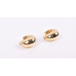 Links of London. A pair of 18ct yellow gold clip earrings 10.4 grams.