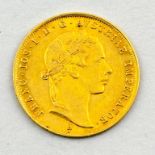 Goldmünze Österreich, Franz Joseph I, 1 Dukat, 1855 A. GG, 3,49 g. ss.