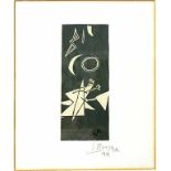 Braque, Georges (1882 Argenteuil - Paris 1963) "Ciel Gris II". Farblithographie (Ränder l.