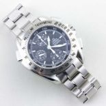 Herrenchronometer "OMEGA SPEEDMASTER PROFESIONAL". Rundes Edelstahl-Gehäuse und -Gliederarmband