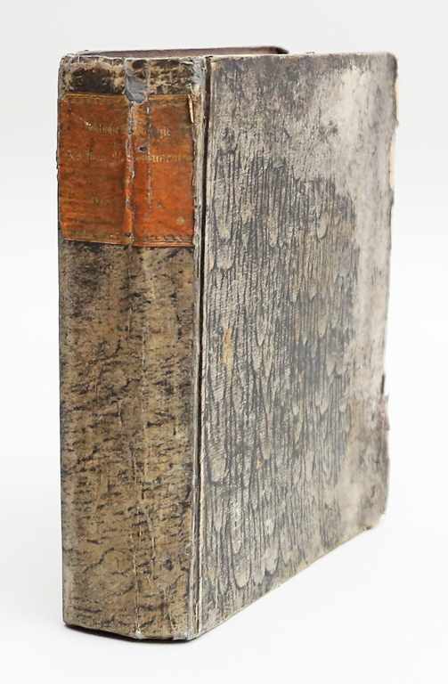 Buch mit handschriftlichen Text von 1832/33, mit 546 Seiten. Alters- und Gebrauchsspuren.