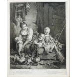 Soubeyran, Pierre (1709 Genf 1775)"La Belle Villageoise", so im Werk betitelt, Darstellung nach