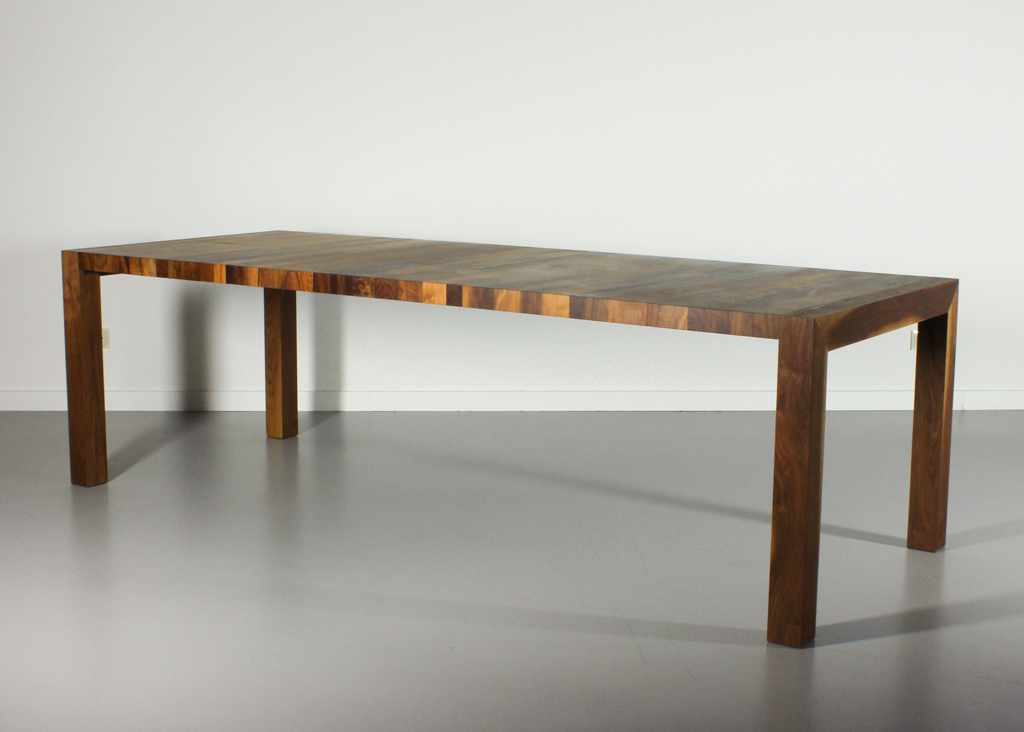 Esstisch, Rodam Möbelwerkstätten.Modell "Avigo". Ausziehbarer Esstisch aus Holz mit vierbeinigem - Image 2 of 3