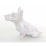 Parzinger, Tommy (1898 München - New York 1982)Dackelhund. Porzellan, weiß. Nach einem Entwurf