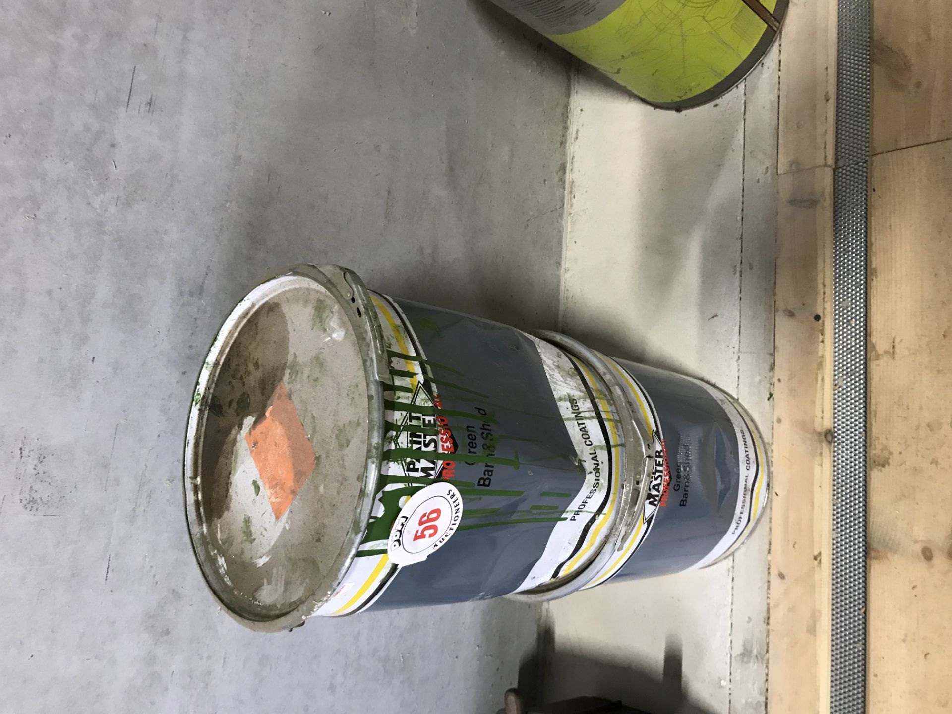 2 no Drums of green shed Paint