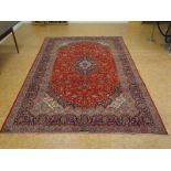 Kashan carpet, 399 x 287 cm.