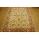 Tapijt, Ziegler 350 x 253 cm. Ziegler carpet 350 x 253 cm.