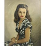 Malcolm Haylett (1923-2000) Portret van een vrouw doek, gesign. r.o., 76 x 63 cm. [1]