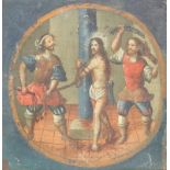 Onbekend, 17e /18e eeuw Vijf voorstellingen betreffende gevangenneming, verhoring en kruisiging