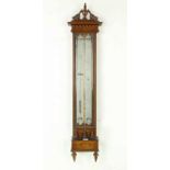 Bakbarometer, Louis XVI, 18e eeuw, met tinnen schaalplaat. Adres: Gs. Bazerga, Rotterdam. In