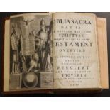 Biblia Sacra, ofwel ''Bijbel van Paetz', of 'Dutch Moerentorf Bible', 17e eeuw. Uitg. Pieter Jacob