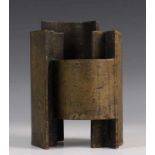 Jan van der Vaart, bronzen mal/ontwerp voor een vaas h. 15 cm. Herkomst: uit het atelier van