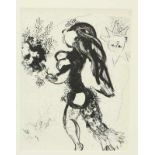 Marc Chagall (1887-1985) 'L'offrande' litho, ongesign., 31 x 24 cm. [1]