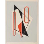Cesar Domela (1900-1992) Serie van drie diverse abstracte composities driemaal seriegrafie,