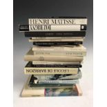 Diverse monografieën van Franse kunstenaars, o.a. Henri Matisse, L'École de Barbizon en Bonnard [ds]
