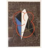 Cesar Domela (1900-1992) Serie van vijf diverse abstracte composities vijfmaal seriegrafie,