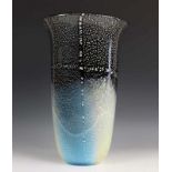 Murano, Formia, glazen vaas met ingesloten zilver h. 36 cm. [1]