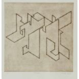 Dick Cassee (geb. 1931) Tamizat / Arys ets, gesign. r.o., 1977, 1/XII, 35 x 35 cm. en ets, gesign.