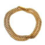 18krt. Gouden gevlochten collier netto 11,4 gr. [1]