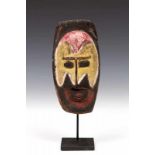 PNG, Abelam, wooden yam maskpainted with polychromy. [1]