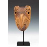North West Coast, British Columbia, Haida, face mask,in the form of a fine carved eagle. Carved by