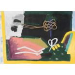 Remy Blanchard (1958-1993)Zonder titel doek, niet ingelijst, verso gesign., 131 x 162 cm. [1]