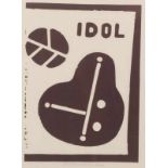 Reinier Lucassen (geb. 1939)'Idol' lithografie, gesign. m.o., 2008, 25/55, 42 x 31,5 cm. [1]