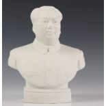 China, bisquit buste;Mao h. 20 cm. [1]