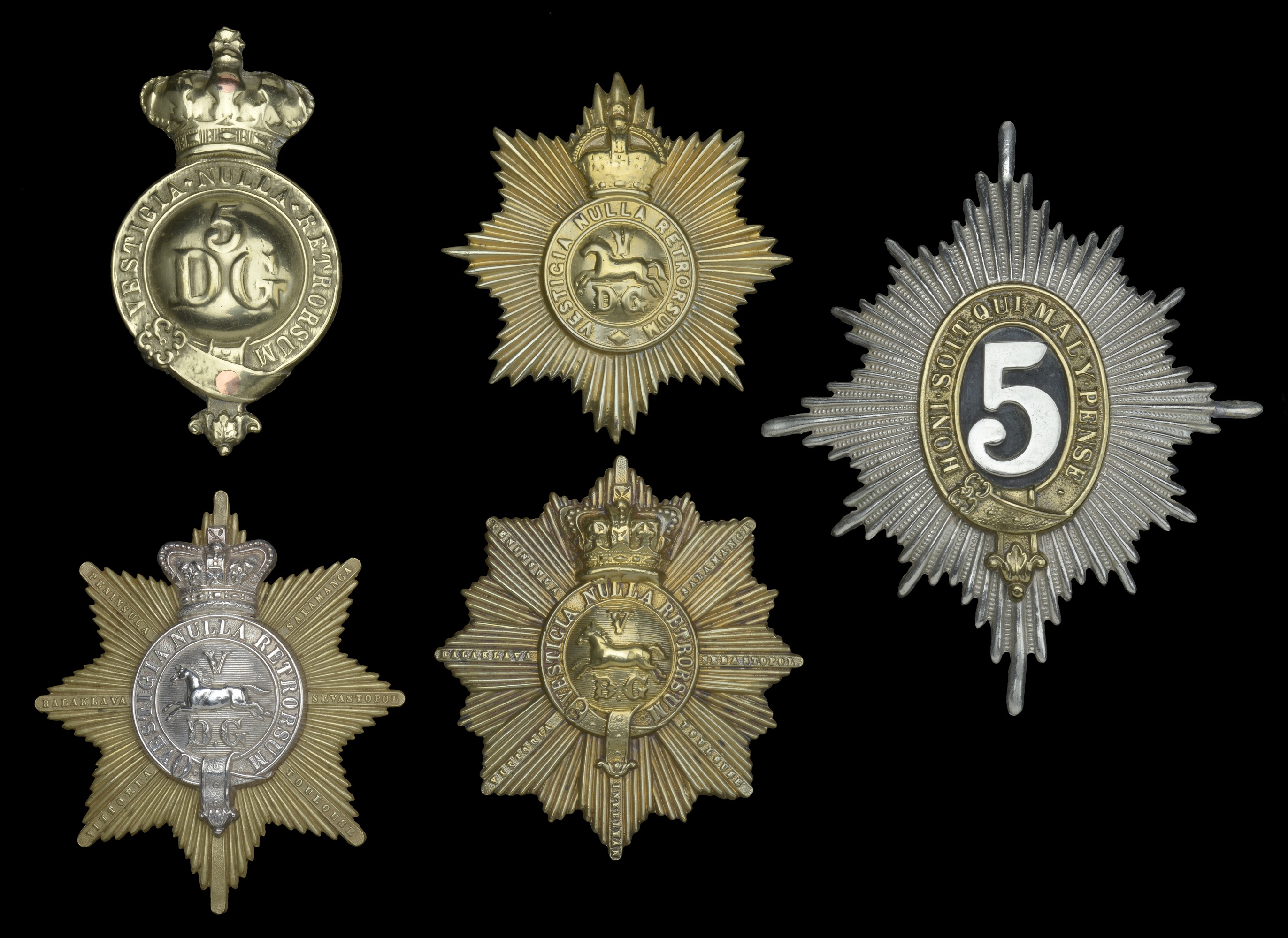 A Fine Collection of Cavalry Badges