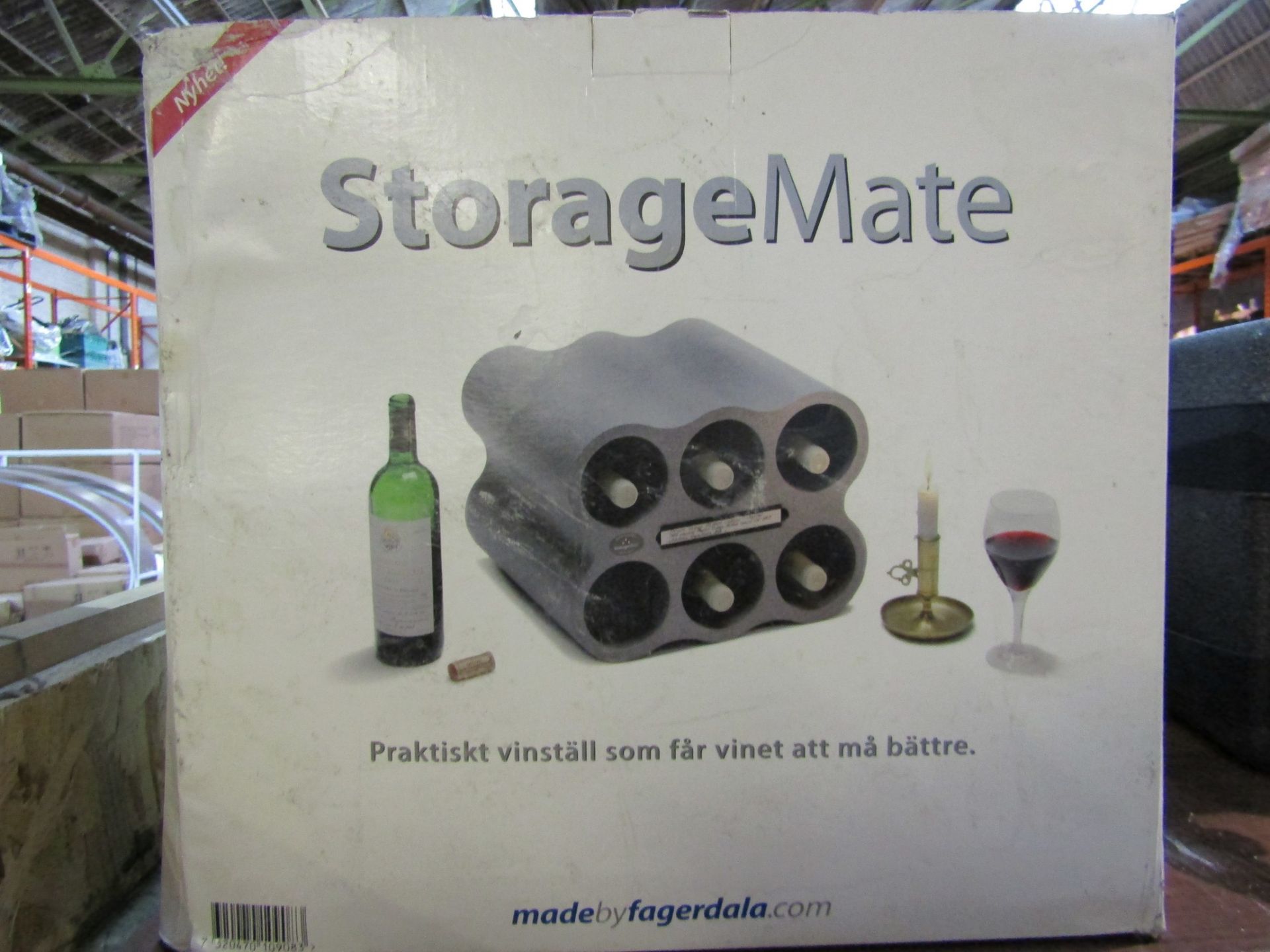 1 BOXED STORAGE MATE WINE BOTTLE HOLDER