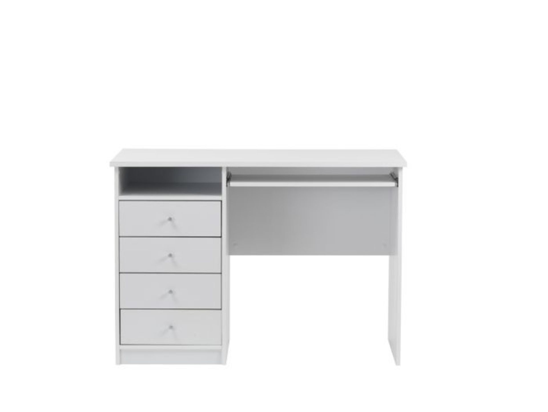 1 MARYMOUNT MOUNT WHITE STUDENT DESK WITH 4 DRAWER