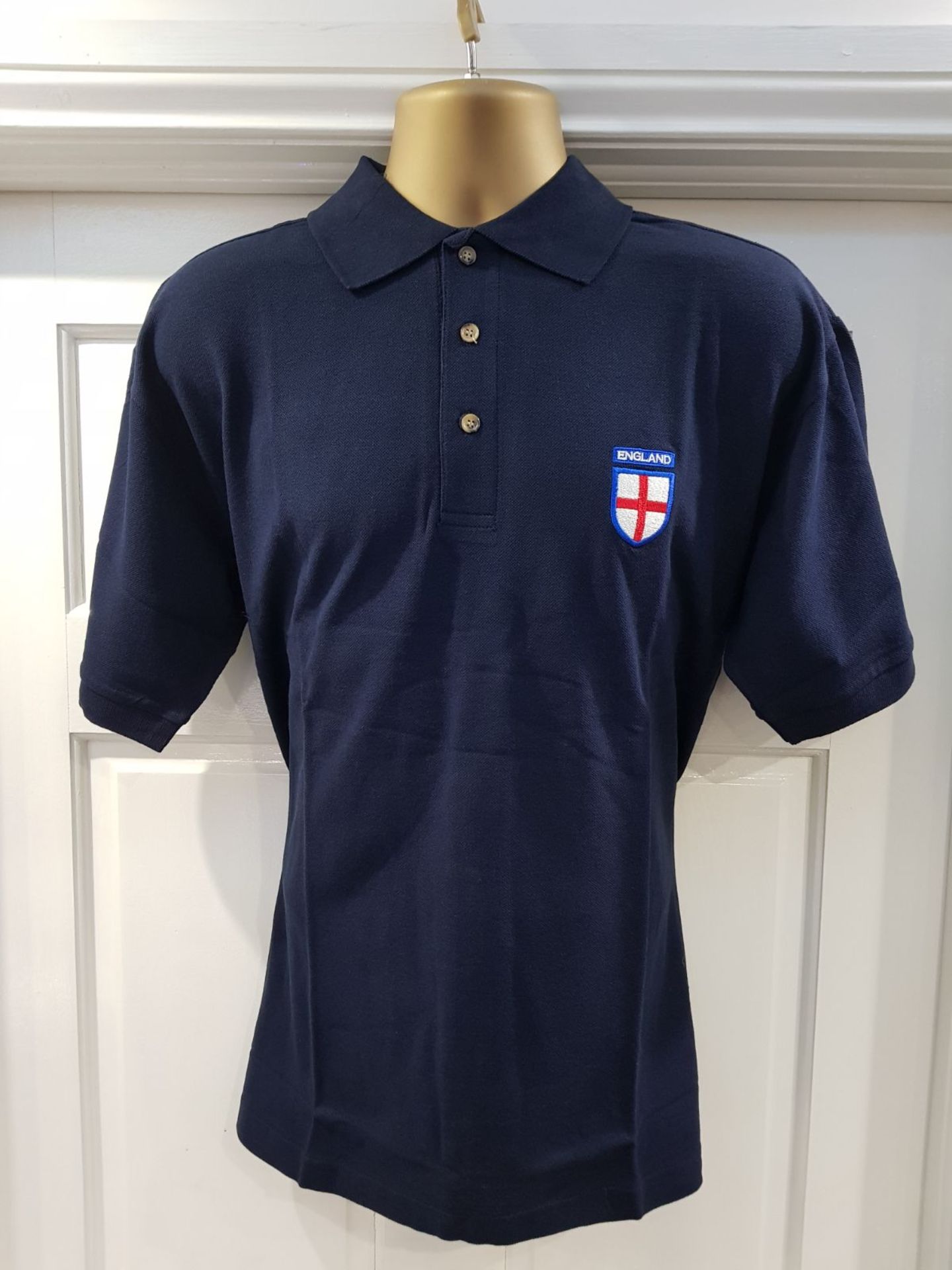 10 BRAND NEW ENGLAND NAVY POLO SHIRTS SIZE XL