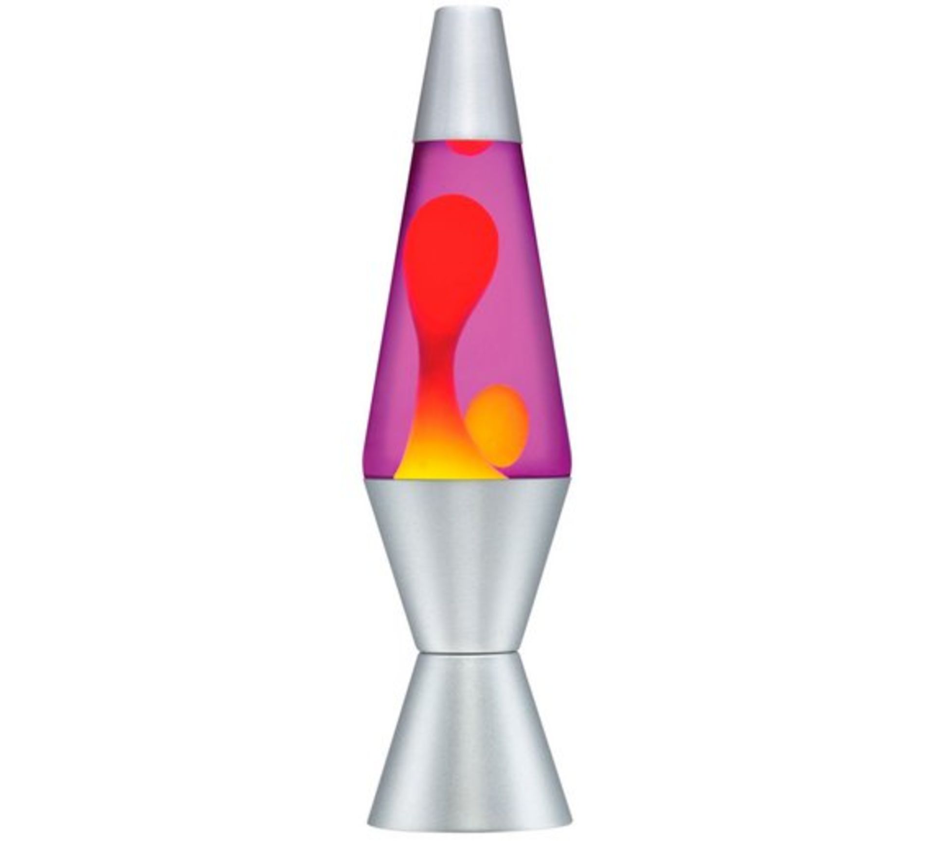 1 BOXED CHECKED AND REFURBISHED ARGOS 14.5" LAVA LAMP (NO VAT)