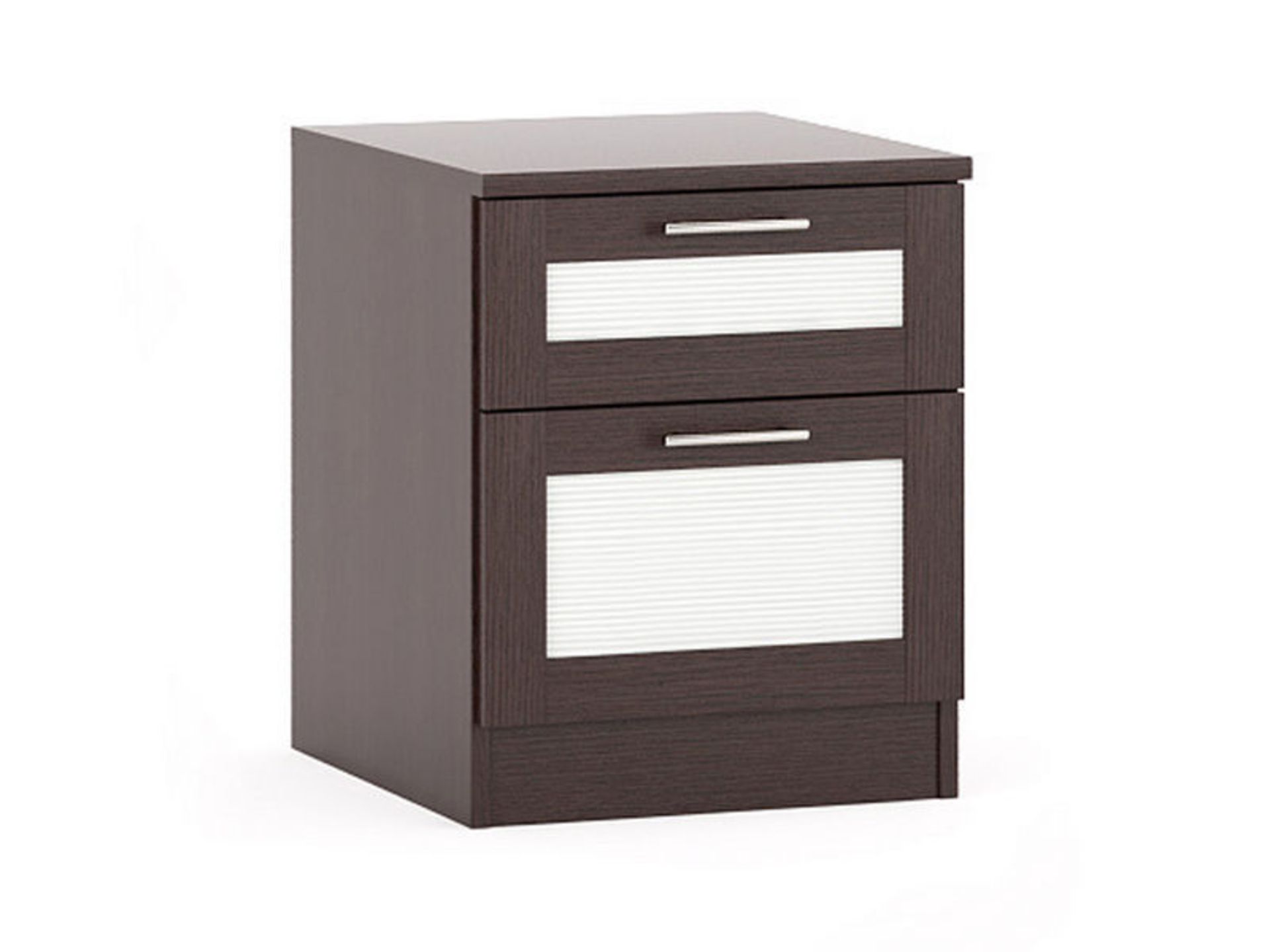 1 BRAND NEW BOXED MARBELLA 2 DRAWER BEDSIDE IN WENGE 6159773