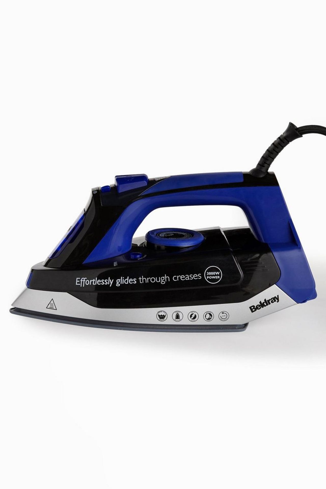 1 BOXED BELDRAY 3000W STEAM IRON (VIEWING AVAILABLE)