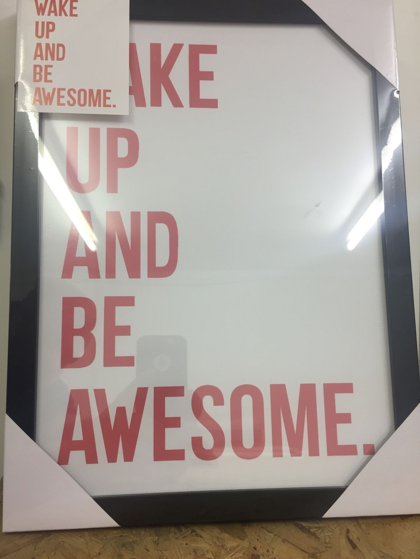 1 BRAND NEW BOXED ARTHOUSE WAKE UP AND BE AWESOME