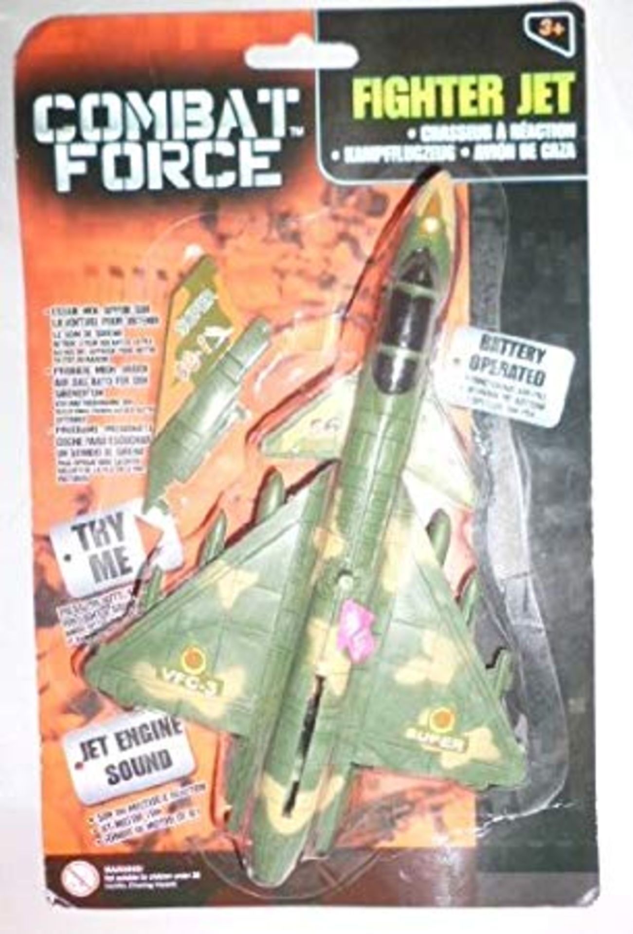 1 BOXED COMBAT FORCE FIGHTER JET (VIEWING AVAILABLE)