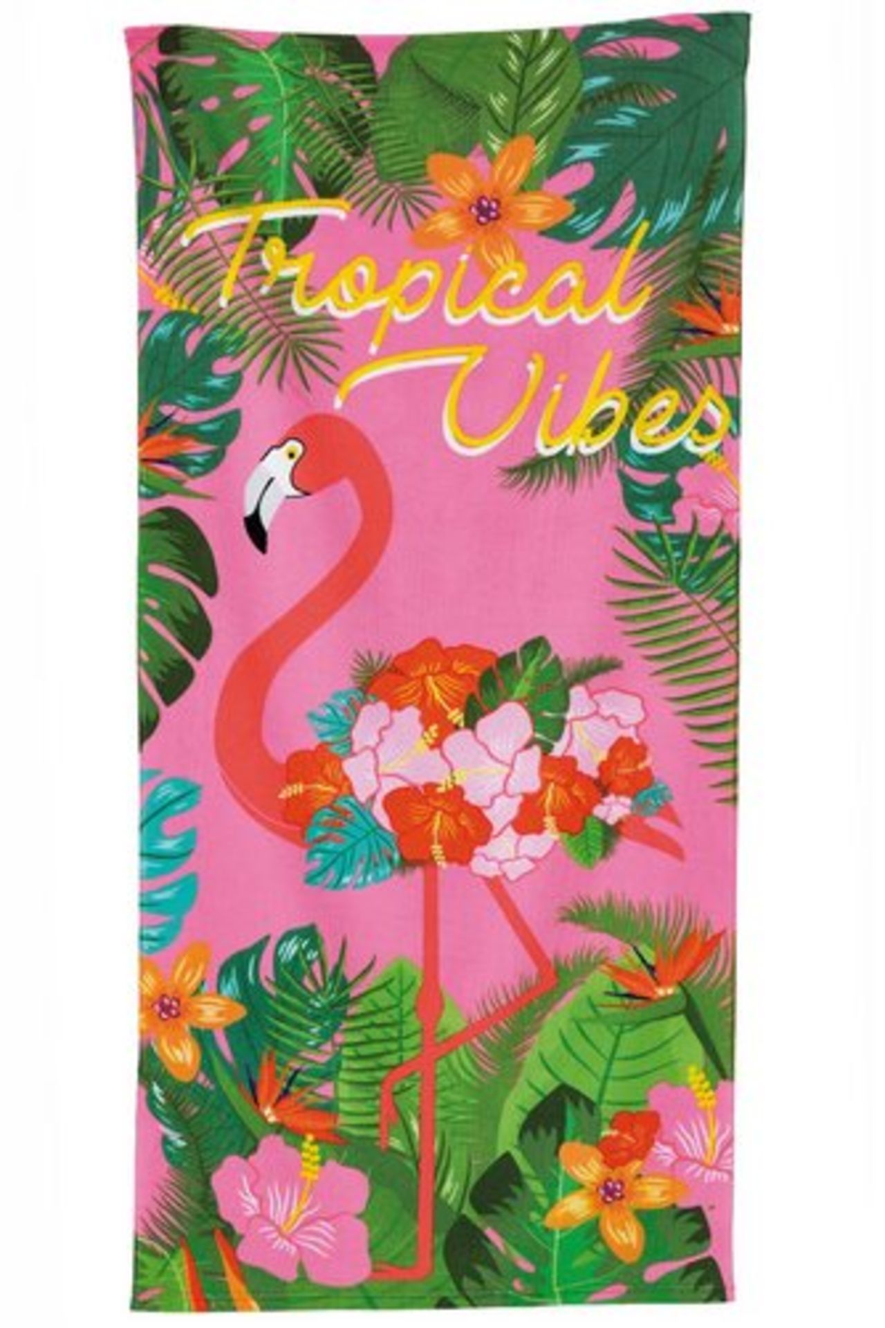 1 PACKAGED TROPICAL VIBES BEACH TOWEL (VIEWING AVA