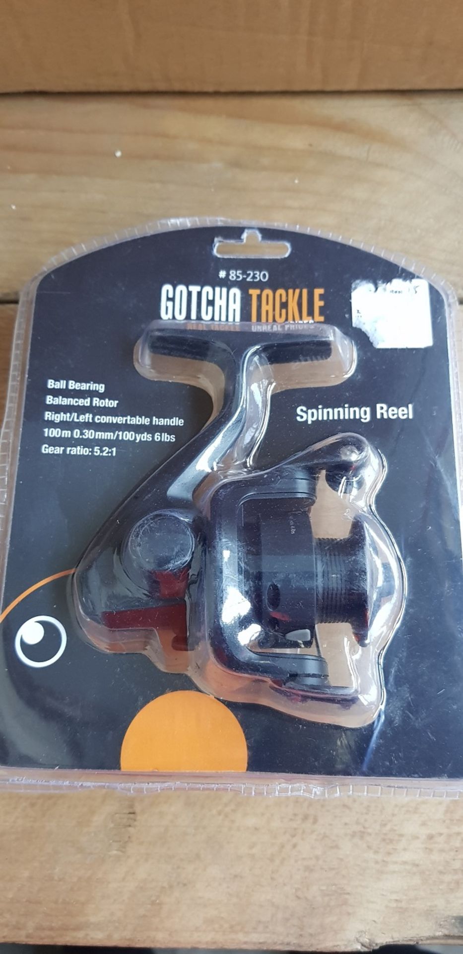 1 BRAND NEW BOXED GOTCHA TACKLE SPINNING REEL (VIE