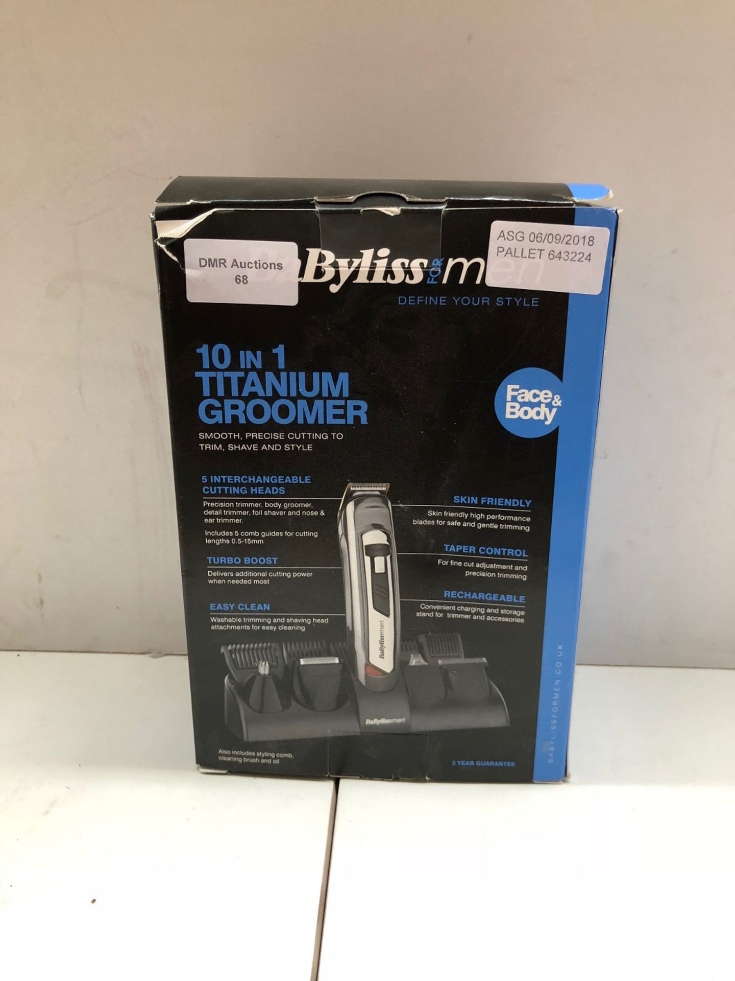 1 / BABYLISS 10 IN 1 TITANIUM GROOMER RRP £29 / ASG 06/09/2018 PALLET 643224 (VIEWING HIGHLY