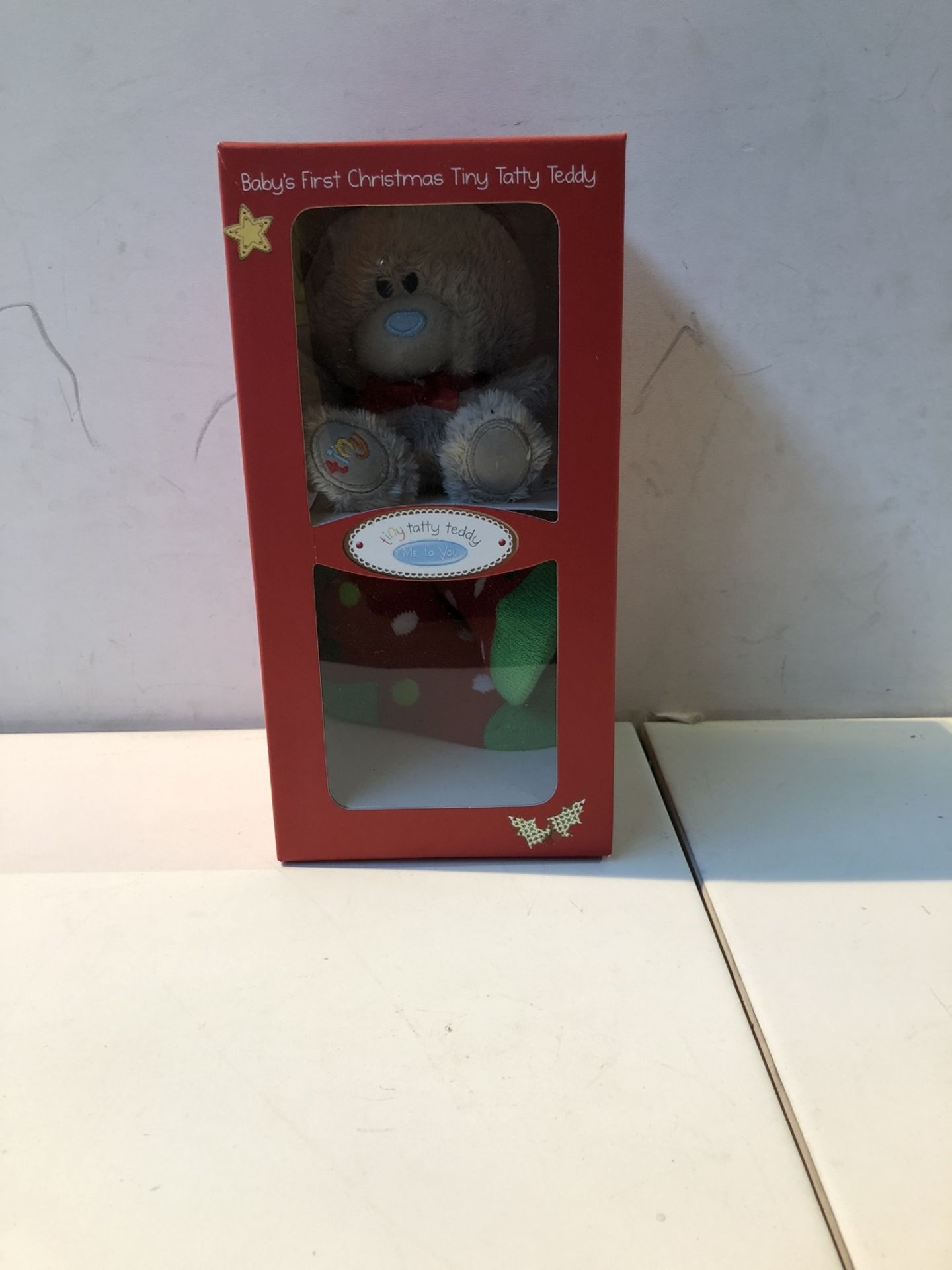 1 / BRAND NEW BOXED ME TO YOU BABIES FIRST CHRISTMAS TINY TATTY TEDDY (VIEWING HIGHLY RECOMMENED)