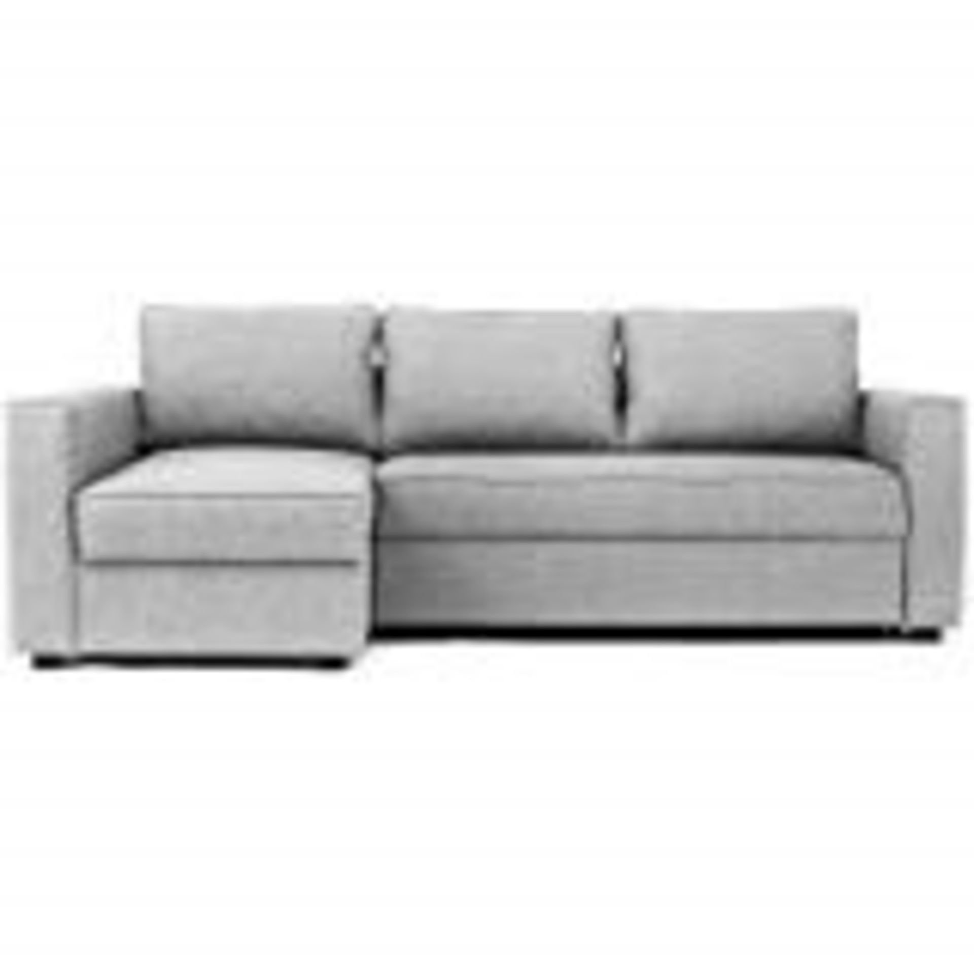 1 / BRAND NEW BAGGED BOSTON 2.5 SEATER SOFA IN LIGHT GREY (VIEWING HIGHLY RECOMMENDED)